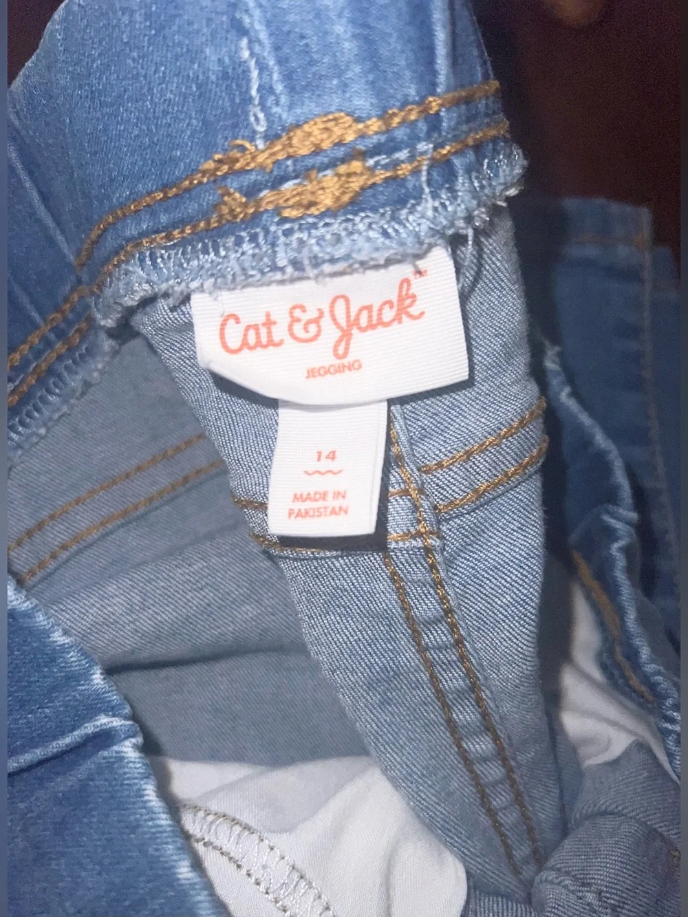 Lot of 2 The Children's Place/Cat & Jack Girls Jeans 14 plus